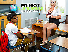 London River Is Willing To Help Her Student 18+,  But She Wants Cock In Return - Myfirstsexteacher