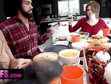 Hot Barely Legal Blonde Invites Her Bf Over For Thanksgiving