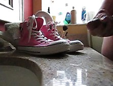 Pink Converse Cum