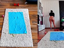 Nasty and Undressed - Dual Webcam Yoga Will Make Your Heart Race!
