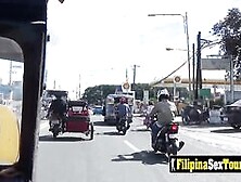 Petite Filipina Slut Gets Picked Up In An Asian Tuktuk