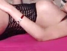 Sexy girl in stocking striptease