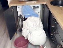Porn where a blonde fucks a guy in the kitchen