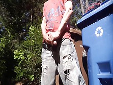 Outdoor Wank In Front Of The Street At The Sight Of Everyone #1