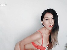 Innocent Latina does a sexy dance and masturbates until she cums