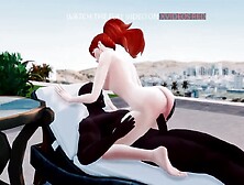 [TRAILER] Redhead giving her snatch by the pool at the nudist resort