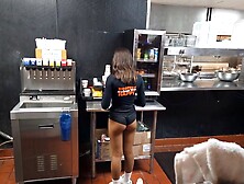 Teen Waitress Looking for Tips