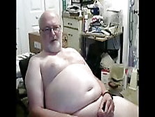 Grandpa Stroke On Webcam