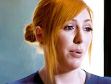 NURU STROKES - Huge Titties mom Lauren Phillips Gets Her Red Head Vagina Nailed By Her Client