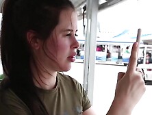 Delicious babe with round ass gets slammed tight