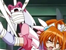 Busty Hentai girl is being tied up and fucked hard