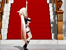 [3D MMD] Blond Ariane Cevaille Breast Expansion Dance (120 FPS) by Silo9