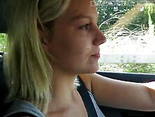 Schlong juiced whilst I driving car! l DADDYS LUDER