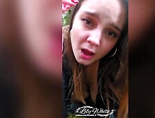 Small balade en foret pour me faire baiser et prendre une ejac faciale