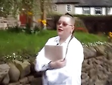 Fuck that granny,  large stomach