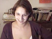 Amateur Web Camera - Black Brown Disrobes Down To Panties