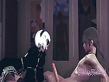 Nier Automata - B2 Discover What It Is To Receive True Pleasure - Asian Thai Manga Hentai Porn