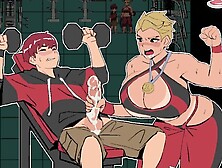 I EXCERCISED too hard MY WANG ROSE