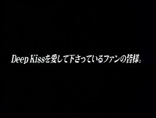 Lovely Japanese babes enjoying Sapphic kisses