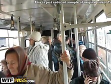 Golden-Haired party angel can't live out of outdoor fucking