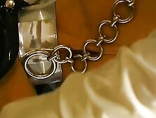 Horny French slave gets her asshole stretched by her master