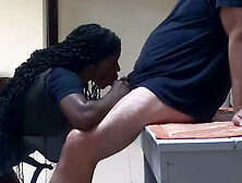 White cock, blowjob, hefty