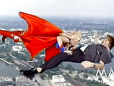 Gorgeous Blonde Kelly Flying Blowjob