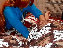 Grind on my toes and vagina brought me to orgasm