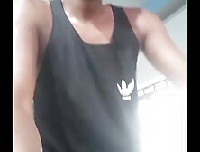 2 FRESH STUDS EXCHANGED LOOKS AT THE GYM, THEN EBONY WENT TO THE UNKNOWN CHICK'S HOUSE TO FUCK HER CUMING INSIDE