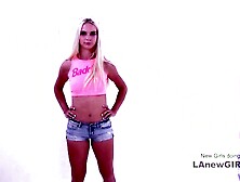 Sexy russian Blond gets fucked right into an asshole at casting try-out POV
