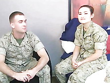 Asian Marine Girl With Stepmom