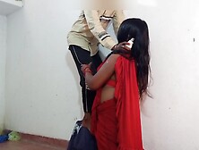 Indian Desi Bhabhi Desi Saara Seduces Electrician While He Was Repairing.  Ass Ride And Pussy Fuck With Hindi