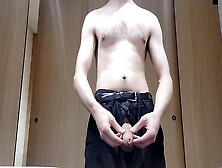 Amateur Twink Jerks Off In Changing Room,  Shooting A Load Hd Gay Movie