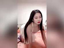 Cute Asian Teen 18+ Girl Playing Alone