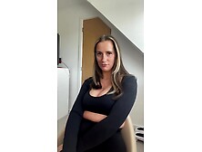 British teacher is so lustful after lengthy day JOI