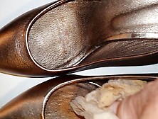 Erkan cummed so good into my wife stilettos