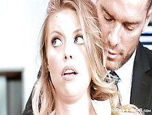Big eyed office MILF Britney Amber hardcore sex video