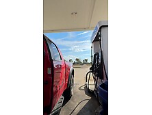 Pumping gas nude and pump didn't work :(