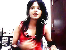 Desi Sissy Singing Along X