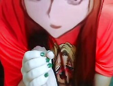 Snapchat blowjob anime girl sucking her boyfriend's big cock.