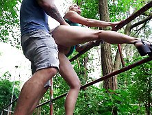 MILF Brittany Bardot gets fucked by Martin Gun standing