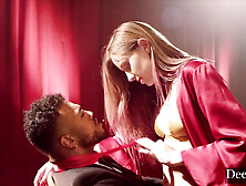 Deeper.  Restless Babe Haley Plays a Twisted Game with Stranger