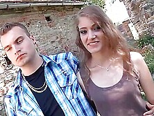 Garden Sex Petite Pussy Fucking