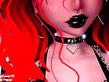 Enormous Goth Lips Kiss & Lick You | VRChat Roleplay | PREVIEW