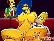 Naughtiness at the movies! The Simpsons Porn Comics
