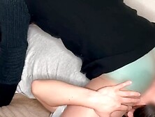 Pantyhose Girl makes Masochist Hubby Facesitting and Suffocates