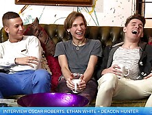 Untouched Interview - Oscar Roberts,  Ethan White And Deacon Hunter