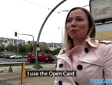 PublicAgent Bibi fucks a stranger outside