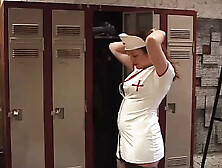 Stunning French nurse enjoys hot anal fuck