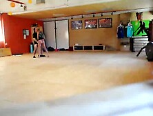 unaware big room sex